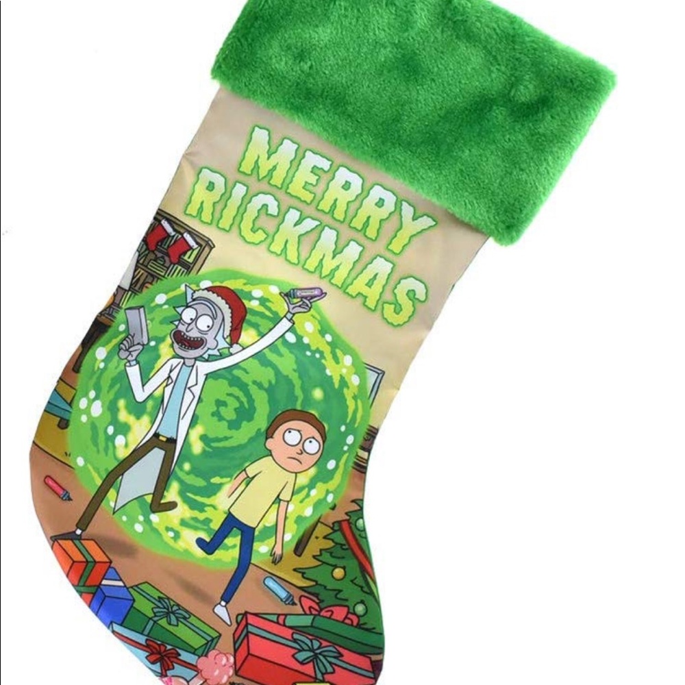 "Merry Rickmas" Rick and Morty Christmas Stocking